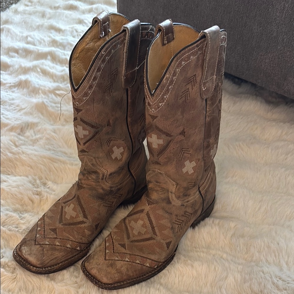 Roper Cowboy Boots Womens  7